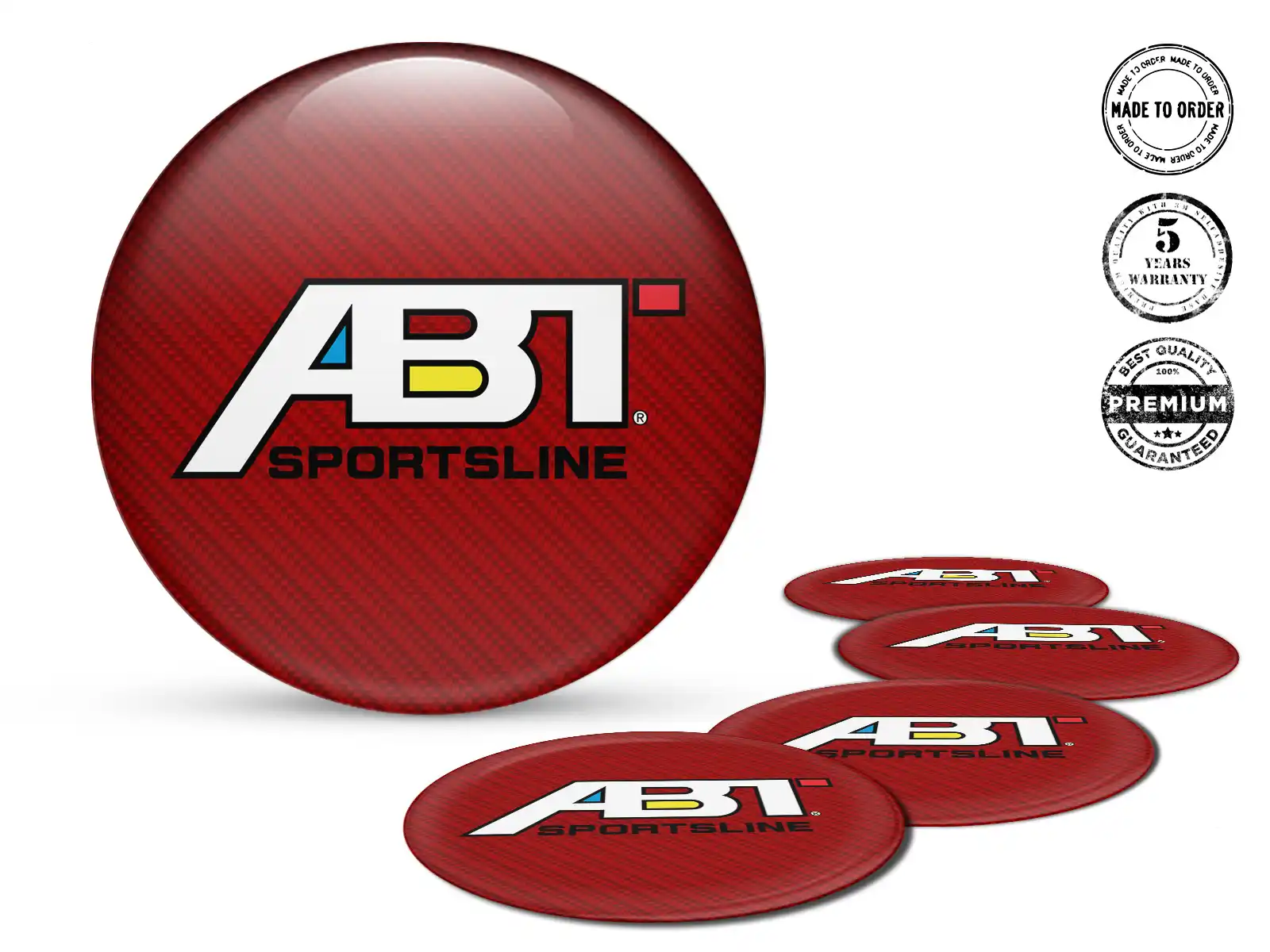 ABT Radplaketten Ausgabe Harzgewölbte Labels